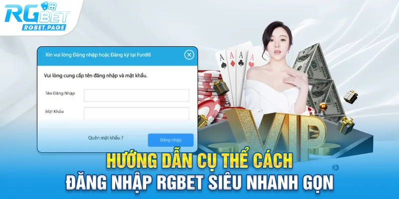 Hướng dẫn cụ thể cách đăng nhập Rgbet siêu nhanh gọn