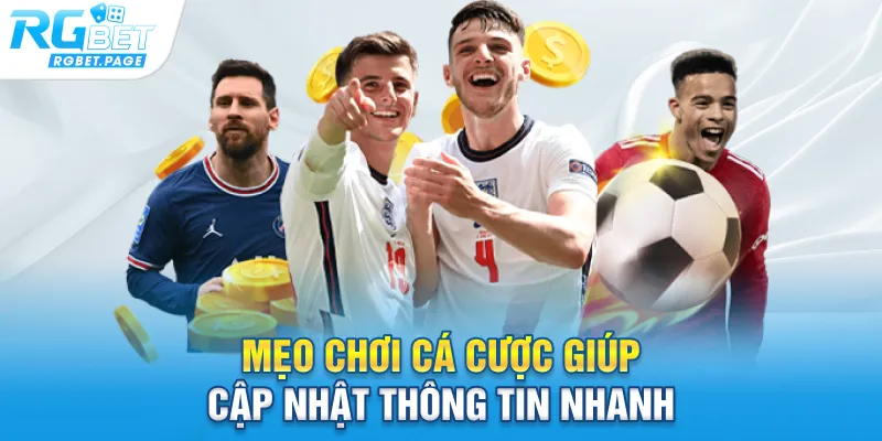 Mẹo chơi cá cược giúp cập nhật thông tin nhanh