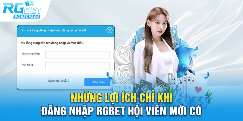 Những lợi ích chỉ khi đăng nhập Rgbet hội viên mới có